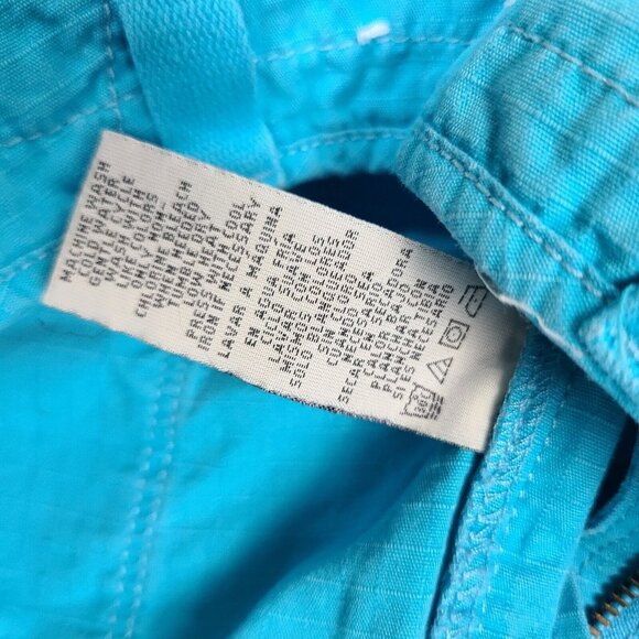 Vintage Ralph Lauren Polo Jean Co. Shorts RL 67 Blue Cyan Sz 10 Pockets - Picture 8 of 13